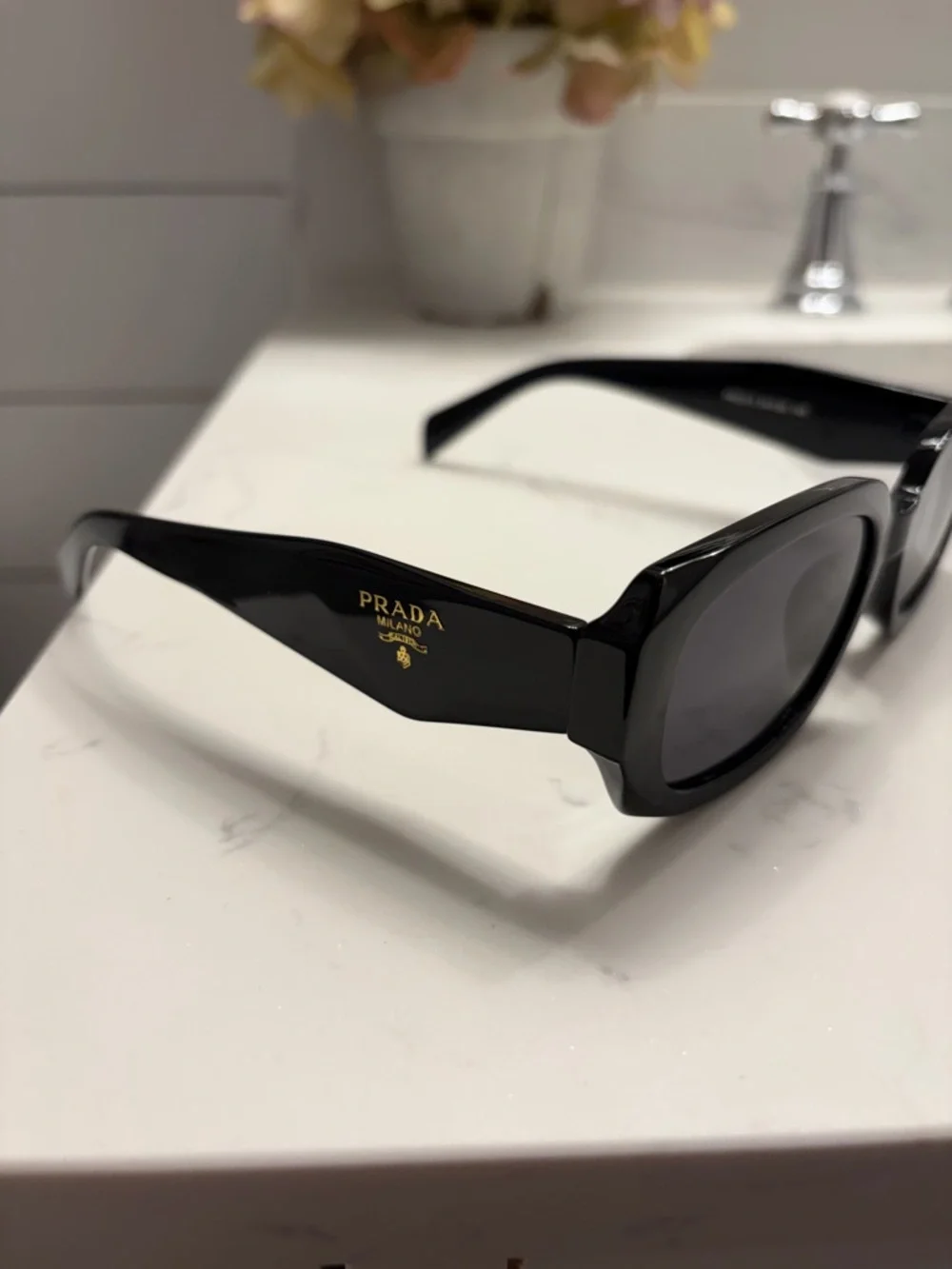 Black Prada women’s sunglasses - Picture 3 of 5